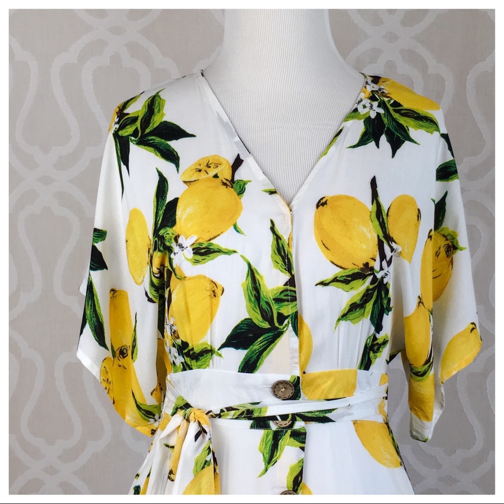 Delilah Loves Lemons Botanical Dress - Picture 2 of 8